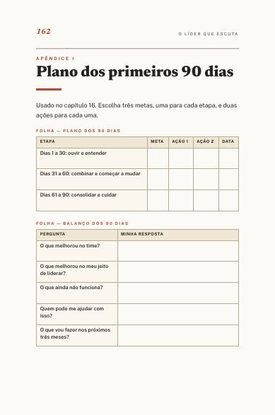 Plano dos primeiros 90 dias