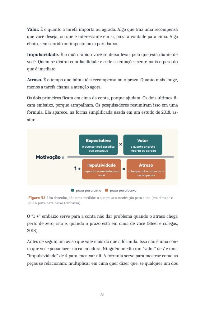 A conta da motivação
